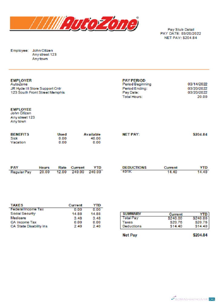 Download USA Auto Zone auto retailer company Photoshop template